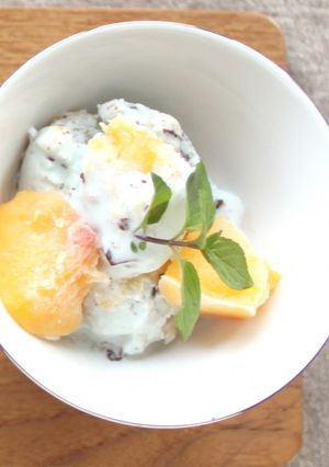 黄貴妃とチョコミントのアイスクリーム-レシピのメイン写真