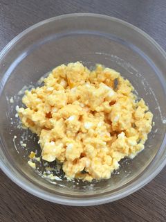 レンジで簡単、炒り卵-レシピのメイン写真