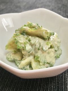 【5分でできる!】ゴーヤの胡麻和え-レシピのメイン写真