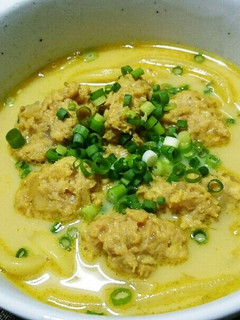 ☆コク旨!鶏団子入りミルクカレーうどん☆-レシピのメイン写真