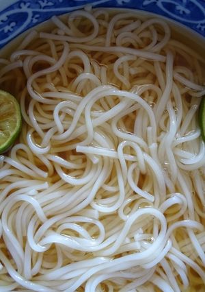 めんつゆとスダチであっさり麺-レシピのメイン写真