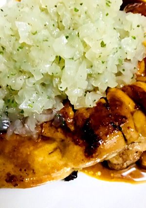 チキンステーキ〜レンジでオニオンソース〜-レシピのメイン写真