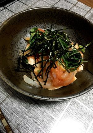 簡単イカ長芋明太-レシピのメイン写真