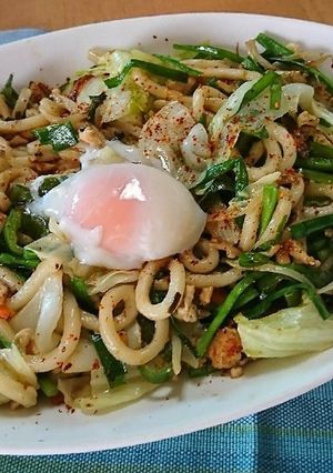 野菜たっぷり塩焼うどん-レシピのメイン写真