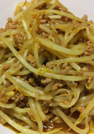もやしと豚ひき肉のカレー炒め-レシピのメイン写真