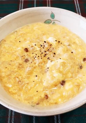 味噌と卵のミルクおじや-レシピのメイン写真