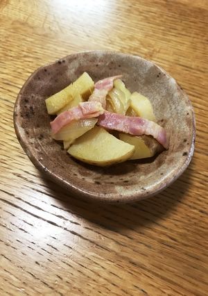 皮付きじゃがいものカレー炒め-レシピのメイン写真
