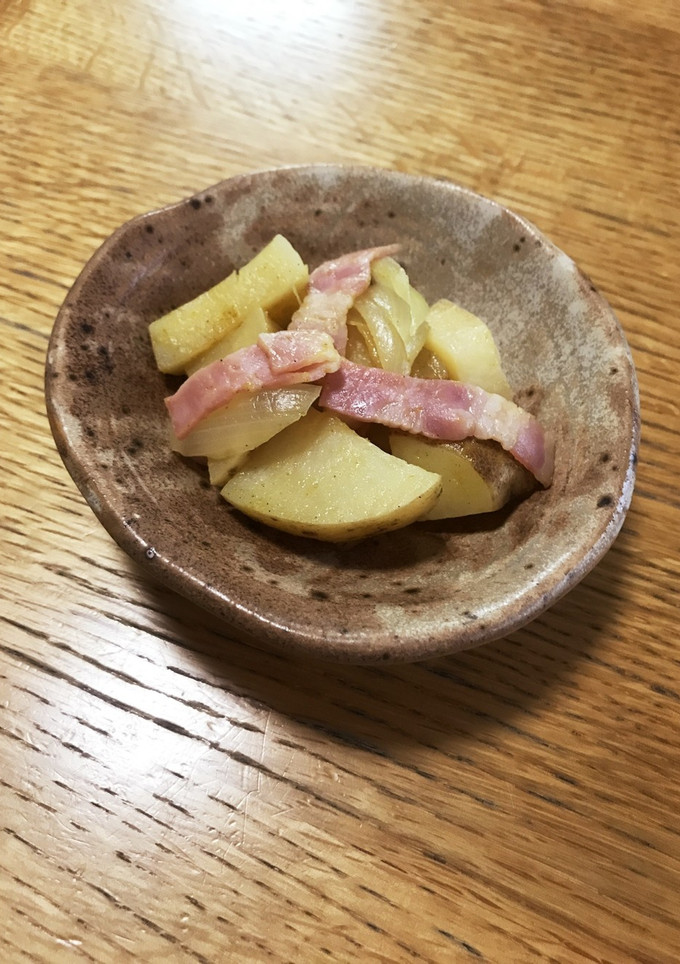 皮付きじゃがいものカレー炒め-レシピのメイン写真