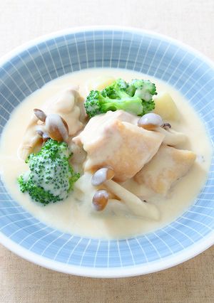 「追いがつおつゆ」で鶏のクリーム煮-レシピのメイン写真
