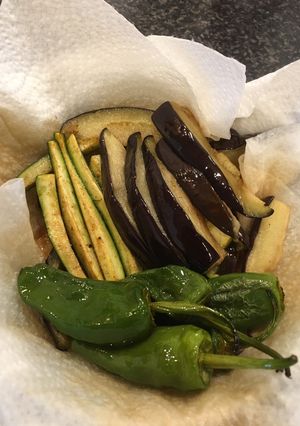 簡単！低フォドマップ揚げ野菜めんつゆ浸し-レシピのメイン写真