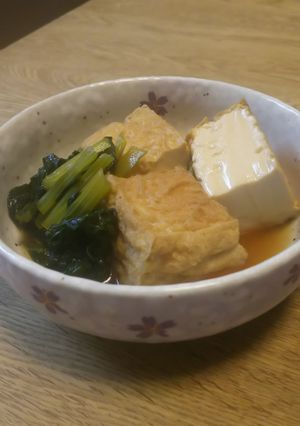 厚揚げと小松菜の煮物☺-レシピのメイン写真