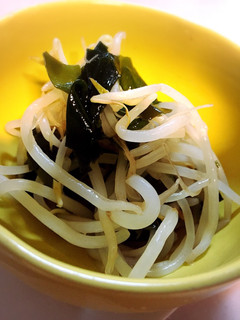 もやしとワカメのめんつゆとかんたん酢の物-レシピのメイン写真