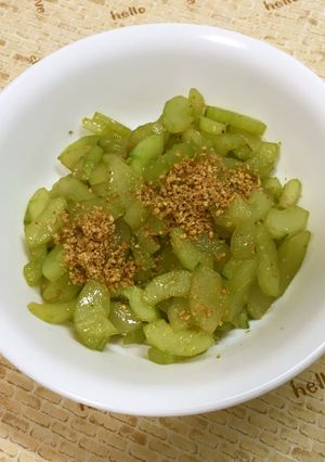 太い胡瓜の炒め煮~めんつゆで-レシピのメイン写真