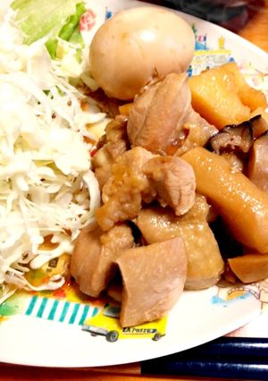 鶏肉と煮玉子-レシピのメイン写真