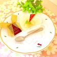 梨のレアチーズケーキ