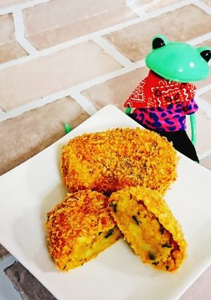 ほっこり甘～い、『簡単カボチャコロッケ』-レシピのメイン写真