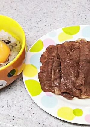 ヒミツのすき焼きTKG♪-レシピのメイン写真