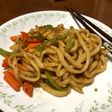 フライパンで簡単味噌醤油焼きうどん