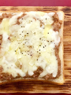 ご飯よりパン!納豆トースト-レシピのメイン写真
