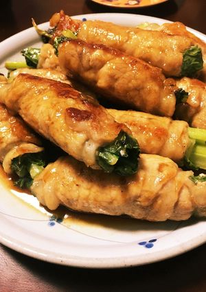 小松菜の豚肉巻き-レシピのメイン写真
