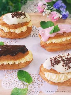 HMとサラダ油で簡単♥とろけるエクレア-レシピのメイン写真