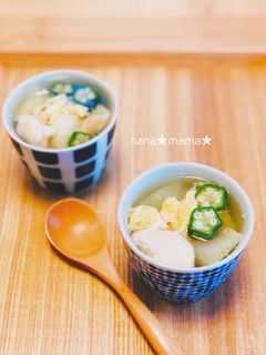 ささみと冬瓜のとろみスープ-レシピのメイン写真