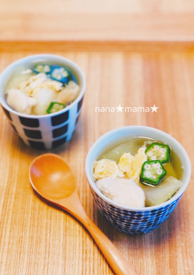 ささみと冬瓜のとろみスープ-レシピのメイン写真