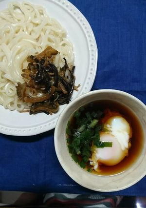 美味！温玉入り！つけうどん-レシピのメイン写真