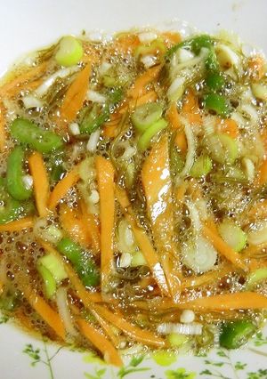 麺つゆで、オクラと荒目昆布のトロトロ漬け-レシピのメイン写真