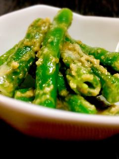【5分で料亭の味!】いんげんの胡麻和え-レシピのメイン写真