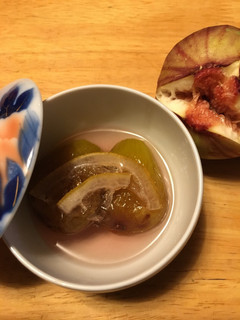 2018年日本酒でいちぢく煮-レシピのメイン写真