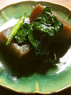 蒟蒻と葉唐辛子の煮物-レシピのメイン写真
