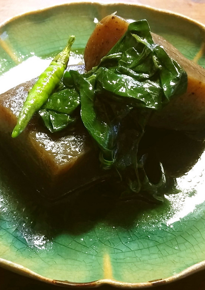 蒟蒻と葉唐辛子の煮物-レシピのメイン写真