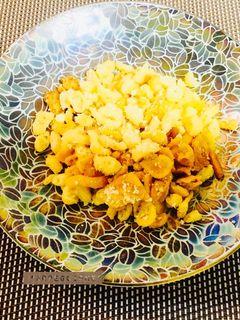 揚げ玉カレー with チーズ-レシピのメイン写真