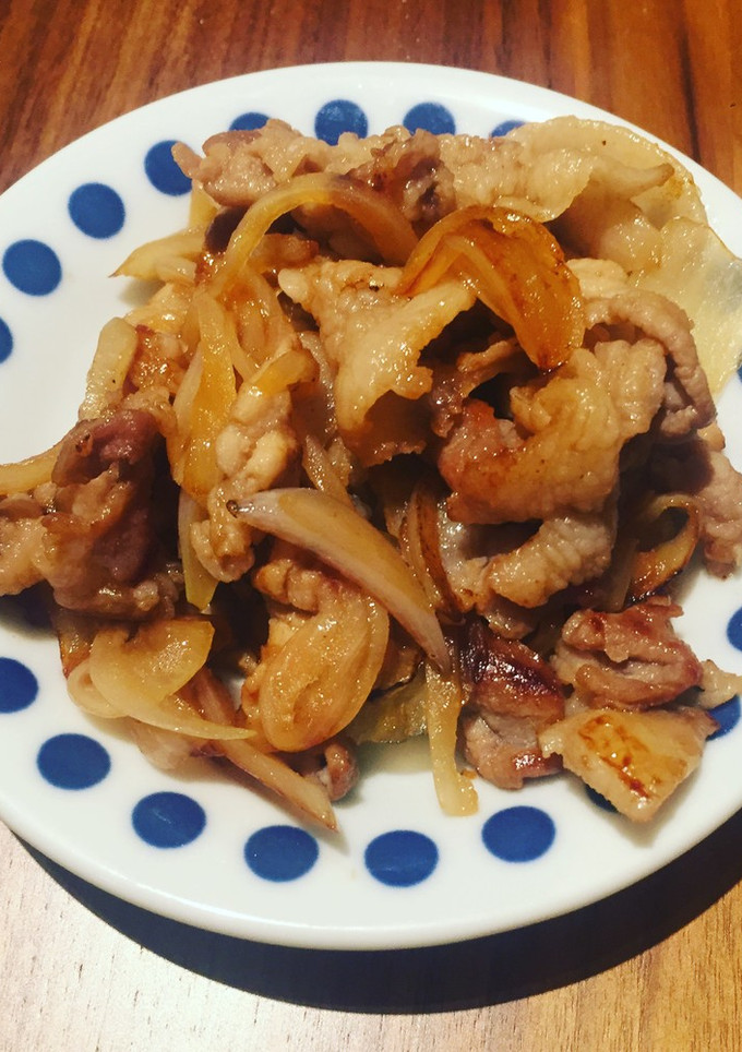 一人暮らし用の定番しょうが焼き-レシピのメイン写真