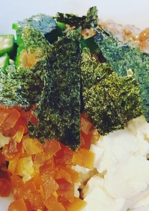奈良漬シャキシャキ！ねばとろボウル-レシピのメイン写真