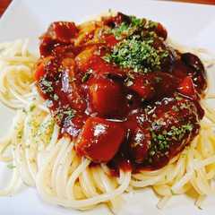 レトルトカレーパスタ-レシピのメイン写真