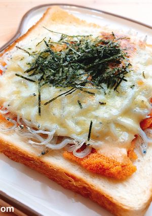 明太しらすチーズトースト-レシピのメイン写真