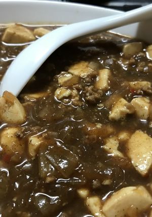 家庭で本格的麻婆豆腐　シナモン入り-レシピのメイン写真