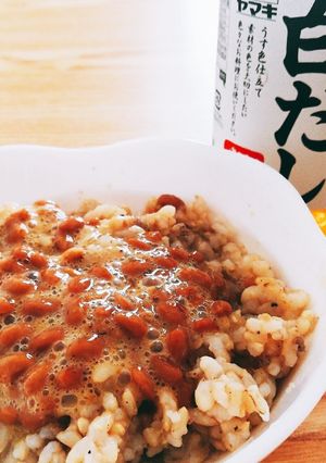 だしの旨みde納豆茶漬け-レシピのメイン写真
