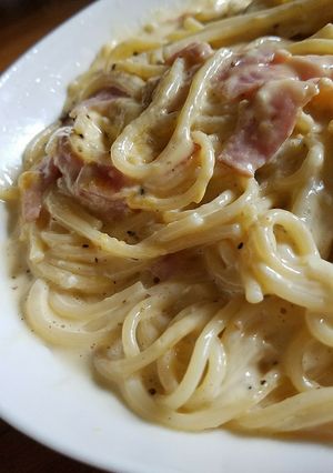 フライパンで簡単カルボナーラ-レシピのメイン写真