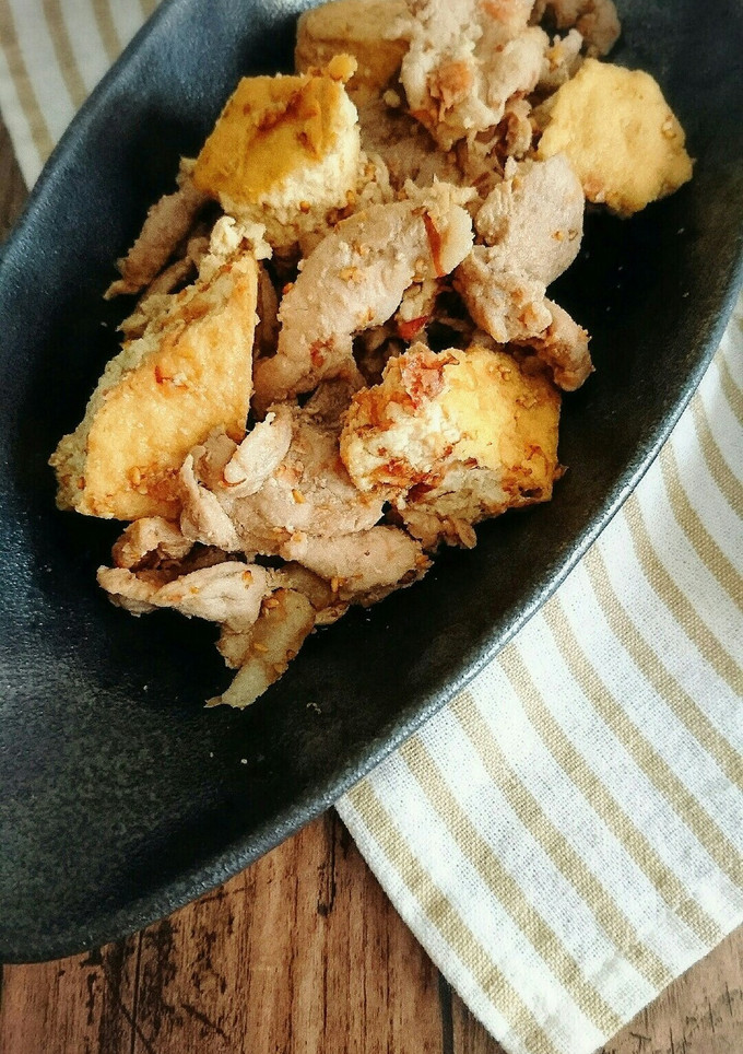 簡単♡豚こまと厚揚げのゴマ味噌おかか炒め-レシピのメイン写真