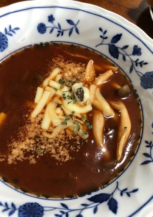 トマトジュースで作るオニオンスープ-レシピのメイン写真