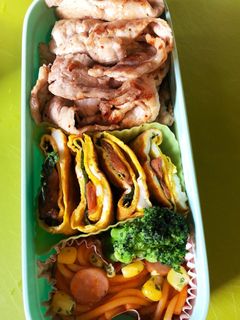 梅と大葉の卵焼き-レシピのメイン写真