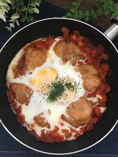簡単!唐揚げトマト煮込み-レシピのメイン写真