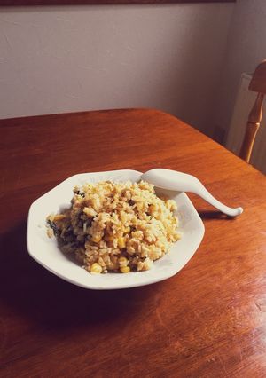 山椒の香る鶏肉胸肉と青じそ味噌の簡単炒飯-レシピのメイン写真
