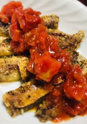 いわし 鰯の竜田揚げ トマトソース QC-レシピのメイン写真