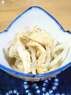 もやしと油揚げの酢味噌和え-レシピのメイン写真