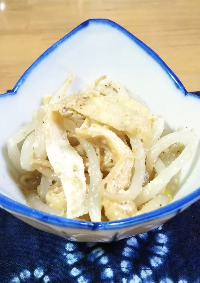 もやしと油揚げの酢味噌和え-レシピのメイン写真