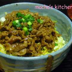 รูปของ やみつきっ！豚丼☆